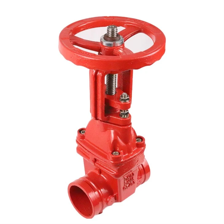 Groove Type Gate Valve Fire Gate Valve Worm Wheel Fire Fighting Flange Cast Iron Gate Valve best
